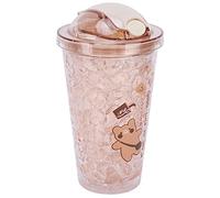 RASTKY Tasse à Glace Rafraîchissante Originale, Tasse à Boire en Paille Glacée pour Enfants Filles d'été, D'eau de Couleur Vive, 450ml, 7,1x2,6 Pouces (#4)