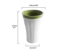 RASTKY Tasse de Fabrication de Slushy DIY, Tasse à Glace à Pincer Respectueuse de L'environnement pour un Refroidissement Rapide et Amusant pour les Enfants et les Adultes, Matériau TPE + LDPE (Loup