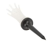 RASTKY Tees de en Plastique et Caoutchouc à la Mode avec Une Bonne élasticité pour Frapper Les Balles Plus Loin Que Le Tee pour Le 3.4 Pouces (Blanc Transparent)