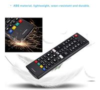 RASTKY Télécommande de Remplacement ABS 3D pour AKB75095307, Légère et Durable, Distance de Télécommande jusqu'à 8 M pour LG32LJ550B 32LJ550B-UA 32LJ550M 43UJ6350