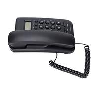 RASTKY Téléphone Semi-Mains Libres avec Fonction de Recomposition, Conception économe en énergie, 38 Groupes de Numéros de Téléphone Entrants, Idéal pour Le Bureau à Domicile et L'hôtel, Matériau