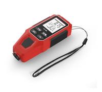 RASTKY Testeur D'épaisseur de Peinture, Jauge D'épaisseur de Revêtement pour Panneaux de Carrosserie et Surfaces Métalliques, Compteur Numérique Portable avec Reconnaissance Automatique (rouge)