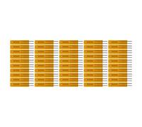 RASTKY Thermistance à Couche Mince Isolée B3950 pour Réseau de Communication, Résistance Thermique de Petite Taille à Réponse Rapide pour L'industrie électrique, 50 Pièces (MF55-104F-B3950-L25(100K