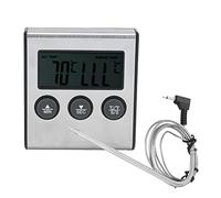 RASTKY Thermomètre à Viande Numérique Compteur de Température Alimentaire de Haute Précision avec Sonde Pliante pour les Expériences de Cuisine, de Maison et Industrielles