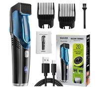 RASTKY Tondeuse à Cheveux de qualité Barbier pour Hommes, Coupe Efficace, Tondeuse à Cheveux Fil avec Longueurs Réglables pour un Usage Domestique, Kit de Coupe de (BLUE)