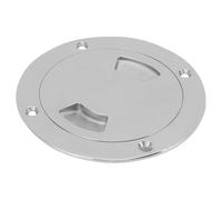 RASTKY Trappe D'inspection de Bateau Ronde de 4 Pouces, Couvercle Détachable en Acier Inoxydable 316, Plaque de Pont Antidérapante pour Bateau de Yacht Marin, pour/RV 1