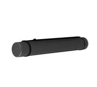 RASTKY Tube d'affiche de Document Extensible Antichoc étanche de Grande capacité pour Le Stockage, Tube Rond pour Plan, Carte avec Sangle, Tiges, 40,2 Pouces, Portable pour Les Voyages (Black)