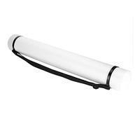 RASTKY Tube de Rangement Réglable, étui Extensible, Conception étanche, Collecte Sécurisée de Travaux, Cartes, Documents (White)