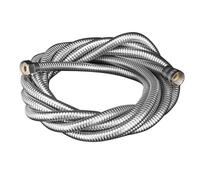 RASTKY Tuyau de Douche Tuyau de Pomme de Douche à Main Flexible Anti-déflagrant en Acier Inoxydable Anti-torsion pour Salle de Bain Connecteur G1/2 de Pulvérisation de Bidet de 8,2 Pieds (250CM)