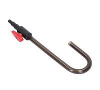 RASTKY Tuyau de Remplissage d'eau pour Aquarium, Tube de Remplissage d'eau Mural Pratique avec Vanne de Contrôle, adapté aux Tuyaux 3/8 1/2 3/4, Matière Plastique Non Toxique et Durable (Crochet