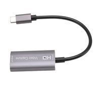 RASTKY Type C vers Carte Vidéo 4K 1080P Streaming-Remplacement VLC, OBS,Cap-Aluminium, Design, Jeu et Enregistrement Vidéo