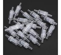 RASTKY Valve de Contrôle d'eau Unidirectionnelle de Haute qualité, 20 Pièces, Transparente, Empêche Le Reflux et L'épuisement de l'eau, Convient pour Aquarium ou Pompe à Air D'aquarium