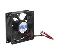 RASTKY Ventilateur de Refroidissement CPU 80 Mm avec Connecteur 3 Broches - Solution de Refroidissement PC ABS Noir SilencieuxPetits Boîtiers, HTPC et Appareils électroniques - Installation et