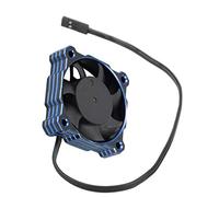 RASTKY Ventilateur de Refroidissement de Moteur électrique Silencieux, Haute Vitesse, 40x40mm, 16000 Tr/min, 5V-9V, adapté à 1/10, 1/8, /12 RC (BLUE)