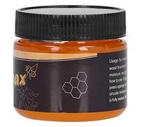 RASTKY Vernis à Cire D'abeille Multi-usages pour Bois Naturel, Solution Imperméable D'entretien des Sols pour Armoires de Cuisine (Une bouteille de cire d'abeille + 2 serviettes)