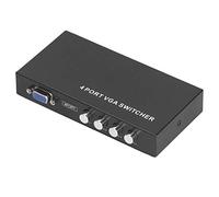 RASTKY VGA Switcher pour PC TV Monitor Sharing - 4 Port VGA Switcher SVGA Monitor Sharping Switch Box 4-IN-1-OUT - Video SELECTOR STOMBER Box
