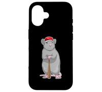 Rat Baseball Batte de Baseball Sport Coque pour iPhone 16