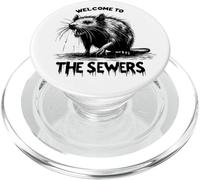 Rat Bienvenue dans la Contre-Culture Macabre Avant-gardiste des égouts PopSockets PopGrip pour MagSafe
