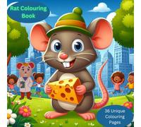Rat Coloring Book: A Fun and Relaxing Collection of Adorable and Realistic Rat Illustrations for All Ages.: A Delightful Coloring Book Featuring Cute, ... Designs for Kids, Adults, and Animal Lovers.