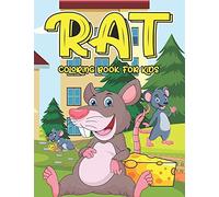 Rat Coloring Book For Kids: A Children Animal Activity Rat Coloring Book With Fun And Easy Stress Relaxation Jungle Color Pages For Kids And Toddlers 2-4 Years