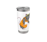 Rat Coureur Course Sport Gobelet isotherme en acier inoxydable double paroi