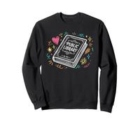 Rat de bibliothèque de bibliothèque publique pour lecteurs Sweatshirt