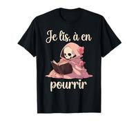 Rat de Bibliothèque Lectrice Booknerd Je Lis à en Pourrir T-Shirt