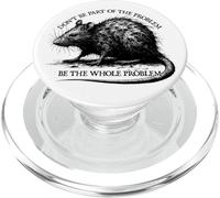 Rat Don't be The Problem Edgy Medieval Dark Grunge Creepy PopSockets PopGrip pour MagSafe