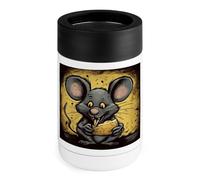 Rat Eats - Refroidisseur de canette isotherme pour canettes de boissons de 340,2 g - Bière, Seltzer et soda, portable, durable