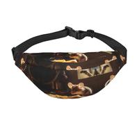 Rat Grand sac banane tendance pour voyage, décontracté, convient pour le sport, la course à pied, le cyclisme, les voyages, la pêche