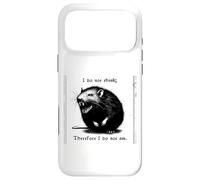 Rat, Je ne Pense Pas, Donc existentialisme Effrayant Coque pour iPhone 17 Pro Max