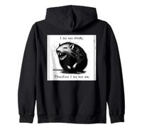 Rat, Je ne Pense Pas, Donc existentialisme Effrayant Sweat à Capuche