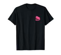 Rat Minimaliste Cœur Rouge Rose Femmes Filles T-Shirt