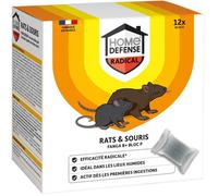 Rat souris blocs 240 g - HOME DEFENSE - HDRASOBLO