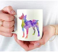 Rat Terrier Tasse À Thé Unique Mug Drôle Tasse À Café Cadeaux Fantaisie Pour Bureau Collègue Anniversaire 330Ml