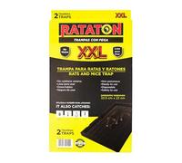 Rataton Piège à colle pour rats et souris, pour animaux de très grande taille, sans poison, non toxique, vous pouvez libérer l'animal il suffit d'appliquer de l'huile de cuisson. Facile à utiliser en