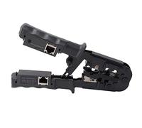 Ratchenting Modular Data Cable Cermper Wire Stripper Cutter High Performance Carbon Steel Tool pour RJ45 RJ11 RJ12 Terminure de câble réseau