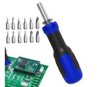 Ratchet Screwdriver Strong, Magnetic 13-in-1, Portable Precision Security Hex Flathead with Sturdy Build, Home Garage Mechanic Automotive Furniture Appliance Tool, Premium Quality Repair Accessory