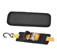 Ratchet Strap Protector, Adjustable Design, 30.5x10cm, 2 Pieces Boat Trailer Strap Guard, Adjustable Protective Pad, Easy to Install, for Deck, Car, RV, Trailer, Moving, Camping