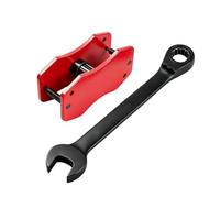 Ratcheting Brake Calíper Piston Compressor Tool, Auto Brake Pad Spreader | Heavy Duty Steel Construction, Ratchet Piston Spreader with Extended Reach for Cars, SUVs, Trucks, and Automotive Repairs