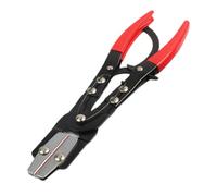 Ratcheting Hose Clamp Pliers, Adjustable Alloy Ergonomic, Handle Hose Clamp | Ergonomic Anti-slip Handle Hose Clamp Ratcheting Adjustable Alloy Ergonomic Clamp Cutout Straight for Radiators, Pipelines