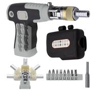 Ratcheting Screwdriver - 180 Degree Réglable Angle Screwdriver, Electronics Computer Repair Kit | Ergonomic Nut Driver For Electrician Professionals Home Workshop Maintenance Laboratory Desktop