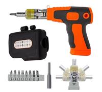 Ratcheting Screwdriver - Ratcheting Screwdriver Set | Magnetic Anti-Slip Bits | Electronics & Computer Repair Tool Kit | Nut Driver With Bit Storage For, Handcraft, Or Hobby Use
