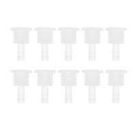 RATCHROLL 10 Pièces Raccord De Tuyau en Plastique 15/64" Tuyau Id Raccord Barb M16 Filetage Mâle À Travers-Cloison Raccords en Vrac PP Transparent