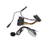 RATCHROLL Harnais Radio Stéréo pour Volkswagen pour Skoda Rcd310 Rcd510 Rns510 Adaptateur Aux Bluetooth Pratique Câble De Musique Microphone Mains Libres 1 Ensemble