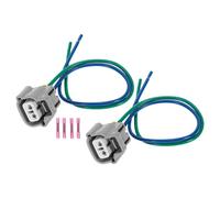 RATCHROLL Lot De 2 Câbles De Prise De Clignotant Pour Toyota 4Runner 1996-2022 (N° 90980-11019), Connecteur D'Ampoule En Queue De Cochon, 4 Cosses Thermorétractables