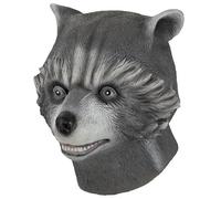 Ratdlyz Masque intégral Hannya de samouraï japonais, fantôme blanc tueur, aspect toile de jute vieillie, masque effrayant pour adulte, casque en latex terrifiant, déguisement pour fête d'Halloween