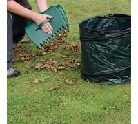 Râteau 10 Dents Pour Récolte Herbe Feuilles Résidu Balayeuse de Feuillage Jardin