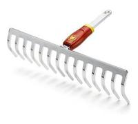 Râteau 14 dents WOLF 35 cm - Sans manche - DRM35 Argent (acier galvanisé et verni) G