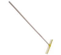 Râteau à bunker 16 dents courbes emmanché 1,50 m